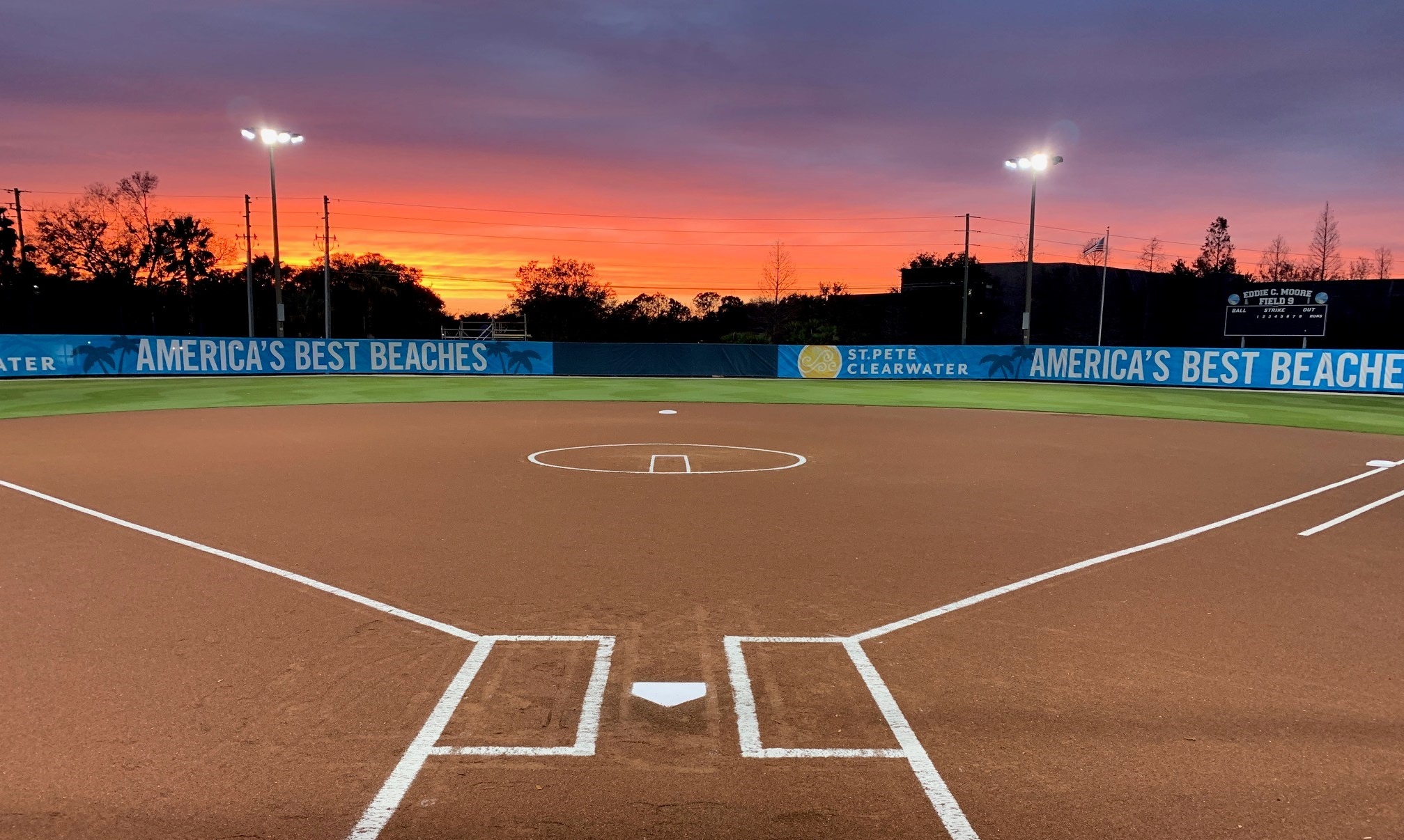 Kickball field in Clearwater